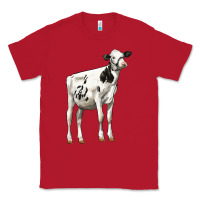 Red Holstein Heifer Classic Tee - LillyAllenDesigns