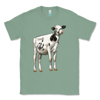 Sage Holstein Heifer Classic Tee - LillyAllenDesigns