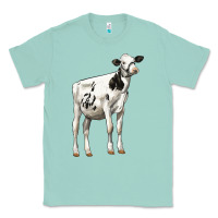 Seafoam Holstein Heifer Classic Tee - LillyAllenDesigns