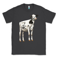 Smoke Holstein Heifer Classic Tee - LillyAllenDesigns