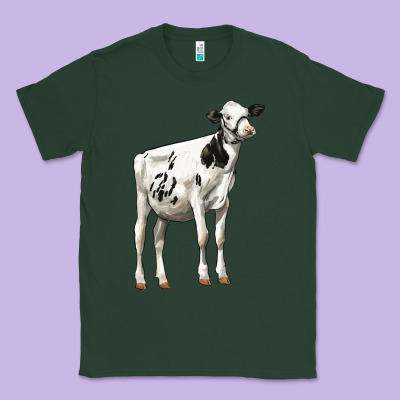 Holstein Heifer Classic Tee Designed By Lillyallendesigns