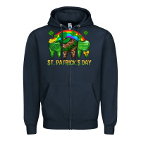 Navy St. Patricks Dental Zipper Hoodie - BundleAndBundleShop