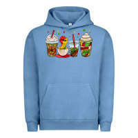 Pigment Pebble Blue juneteenth bhm coffee cups Urban Hoodie - OliviaCreatesArt