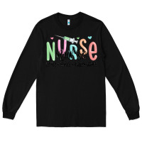 Black coffee scrubs rubber gloves nurse Long Sleeve Tee - MaliasSmallBusiness