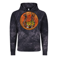 Cloud Black horseshoe circle Vintage Hoodie - JahusDesignShop