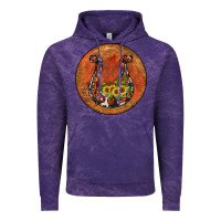Cloud Purple horseshoe circle Vintage Hoodie - JahusDesignShop