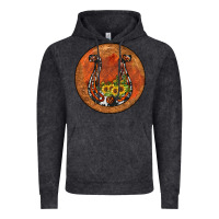 Vintage Black horseshoe circle Vintage Hoodie - JahusDesignShop