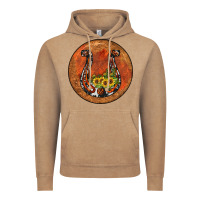 Vintage Coffee horseshoe circle Vintage Hoodie - JahusDesignShop
