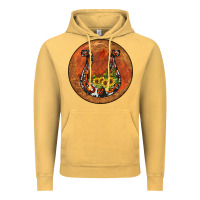 Vintage Mustard horseshoe circle Vintage Hoodie - JahusDesignShop