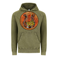 Vintage Olive horseshoe circle Vintage Hoodie - JahusDesignShop