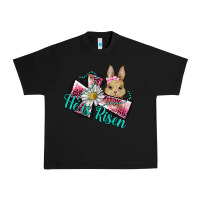 Black he is risen cross rabbit Urban Heavy Tee - BarkalooDesign