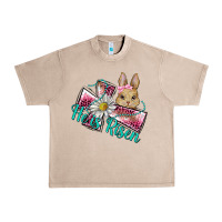 French Oak he is risen cross rabbit Urban Heavy Tee - BarkalooDesign