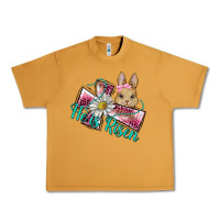 Peanut Butter he is risen cross rabbit Urban Heavy Tee - BarkalooDesign