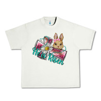 Pistachio he is risen cross rabbit Urban Heavy Tee - BarkalooDesign