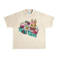 Sandshell he is risen cross rabbit Urban Heavy Tee - BarkalooDesign