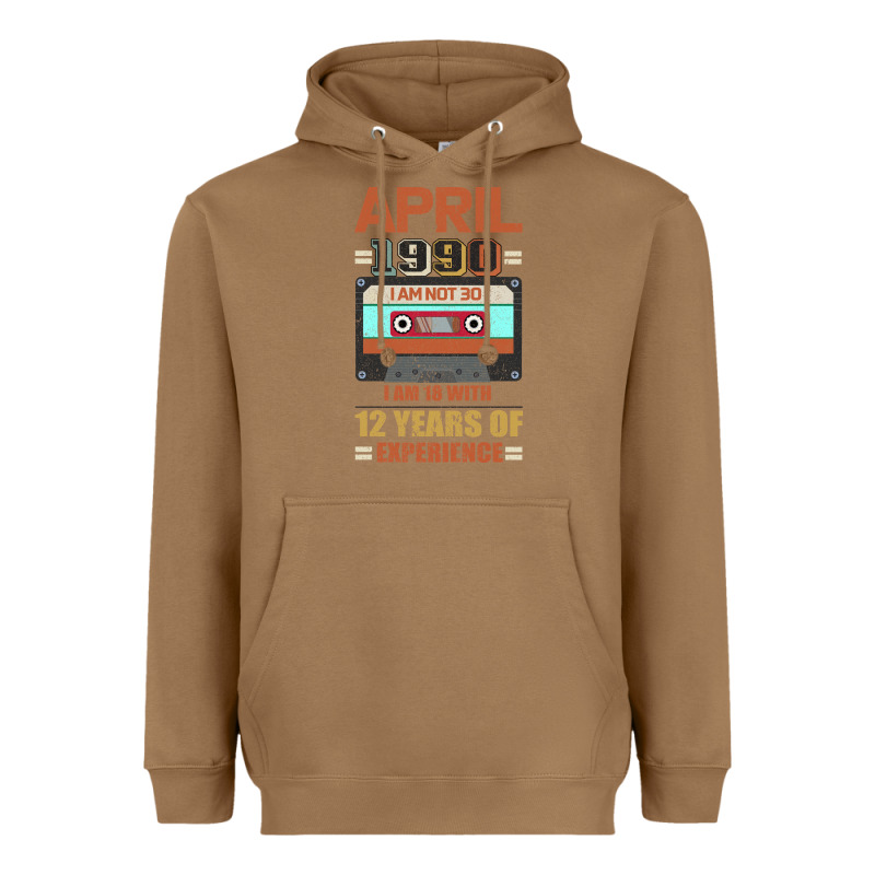 Aprıl 1990 I Am Not 30 I'm 18 With 12 Years Of Experience Heavyweight Hoodie by Bettercallsaul | Teevron