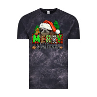 Cloud Black merry slothmas Vintage Tee - Jasminsmagicworld