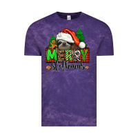 Cloud Purple merry slothmas Vintage Tee - Jasminsmagicworld