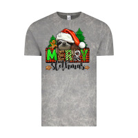 Cloud Rock merry slothmas Vintage Tee - Jasminsmagicworld