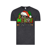 Vintage Black merry slothmas Vintage Tee - Jasminsmagicworld