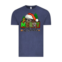Vintage Denim merry slothmas Vintage Tee - Jasminsmagicworld