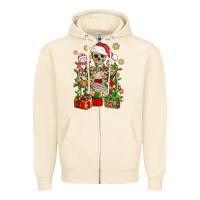 Sandshell Skeleton Christmas Element Snowman Awda Zipper Hoodie - BundleAndBundleShop