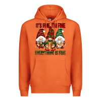 Carrot It's fine i'm fine everything is fine Premium Hoodie - NancyCooperArtShop