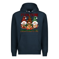 Navy It's fine i'm fine everything is fine Premium Hoodie - NancyCooperArtShop