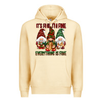 Pina Colada It's fine i'm fine everything is fine Premium Hoodie - NancyCooperArtShop