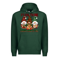 Sports Green It's fine i'm fine everything is fine Premium Hoodie - NancyCooperArtShop