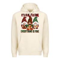 Tofu It's fine i'm fine everything is fine Premium Hoodie - NancyCooperArtShop