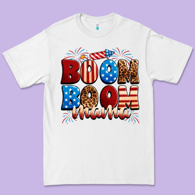 Boom Boom Mama Premium Tee Designed By Neo Western