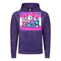 Cloud Purple stitch coffee cups Vintage Hoodie - Jasminsmagicworld