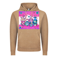 Vintage Coffee stitch coffee cups Vintage Hoodie - Jasminsmagicworld