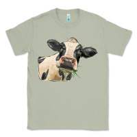 Matcha holstein heifer face Classic Tee - LillyAllenDesigns