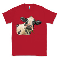Red holstein heifer face Classic Tee - LillyAllenDesigns