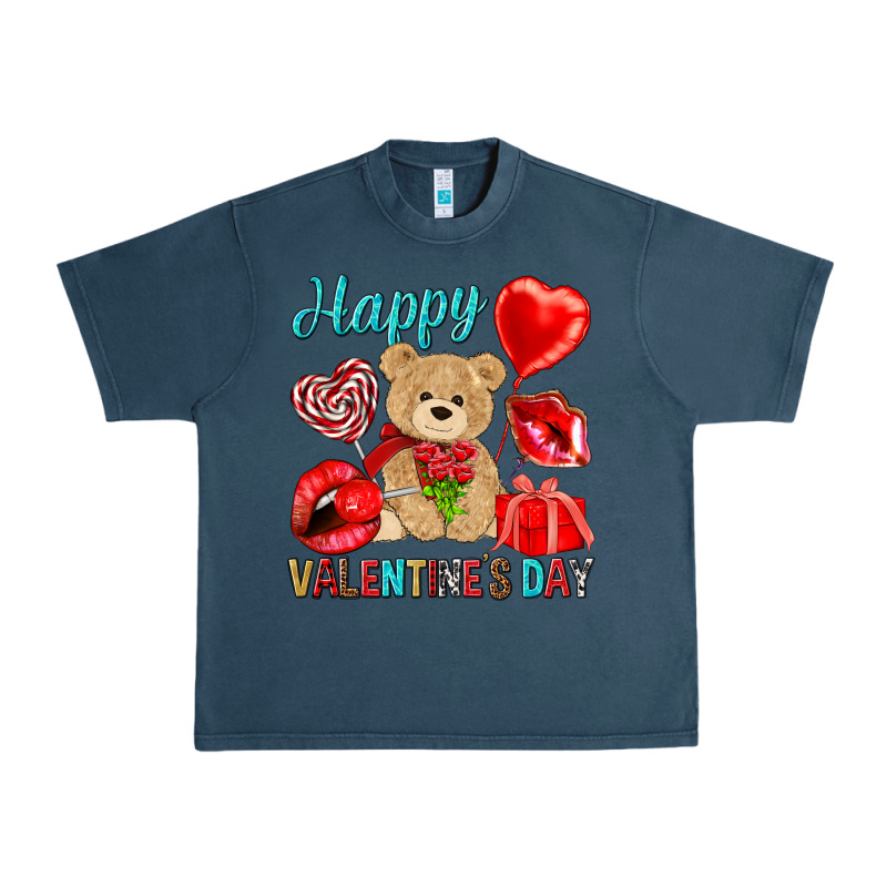 Happy Valentines Day Urban Heavy Tee by NancyCooperArtShop | Teevron