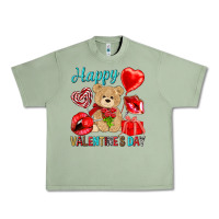 Oil Green happy valentines day Urban Heavy Tee - NancyCooperArtShop