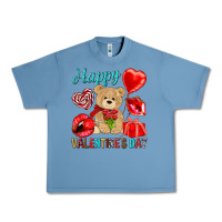 Pebble Blue happy valentines day Urban Heavy Tee - NancyCooperArtShop