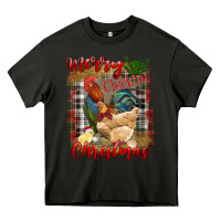 Asphalt merry cluckin' christmas Heavy Core Tee - RanaPortraitStore