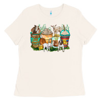 Bone goats coffee cups Ladies Tee - Zillion Design Studio