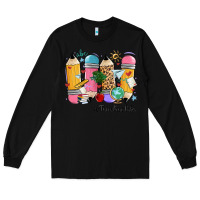 Black teacher life pencils Long Sleeve Tee - MaliasSmallBusiness
