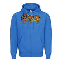True Royal Peace Love Fiesta Zipper Hoodie - BundleAndBundleShop