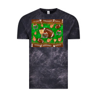 Cloud Black football leopard Vintage Tee - NancyCooperArtShop