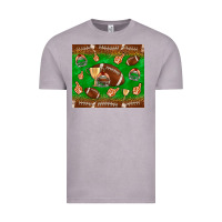 Vintage Zinc football leopard Vintage Tee - NancyCooperArtShop