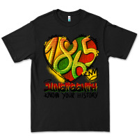 Black juneteenth 1865 graffiti Premium Tee - HRA Design Shop