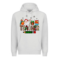 Dove Grey teacher Christmas Premium Hoodie - JahusDesignShop