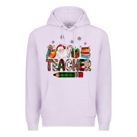 Lilac teacher Christmas Premium Hoodie - JahusDesignShop