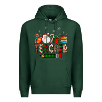 Sports Green teacher Christmas Premium Hoodie - JahusDesignShop