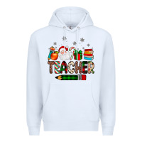 White teacher Christmas Premium Hoodie - JahusDesignShop